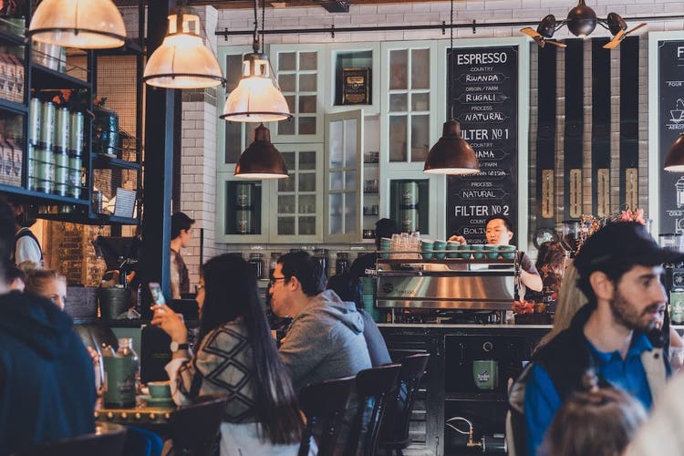 People inside a coffee shop