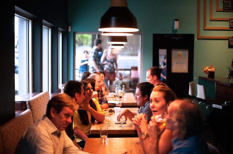 People at restaurant